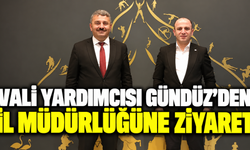 Vali Yardımcısı Gündüz’den İl Müdürlüğüne ziyaret