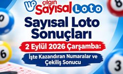 Sayısal Loto sonuçları 2 Eylül 2026 Çarşamba: İşte kazandıran numaralar ve çekiliş sonucu