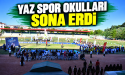 Yaz spor okulları sona erdi