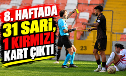 Ligin 8.haftasında kartlar havada uçuştu…