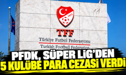 PFDK, Süper Lig'den 5 kulübe para cezası verdi