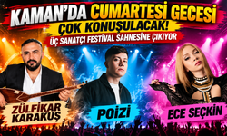 Kaman’da Cumartesi Gecesi Çok Konuşulacak! Üç Sanatçı Festival Sahnesine Çıkıyor
