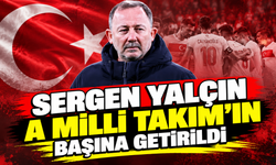A Milli Futbol Takımı'nda teknik direktörlüğe Sergen Yalçın getirildi