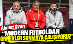 Ahmet Özen: “Modern futboldan örnekler sunmaya çalışıyoruz”