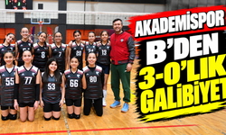 Akademispor B’den 3-0’lık galibiyet