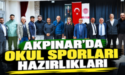 Akpınar’da okul sporları hazırlıkları