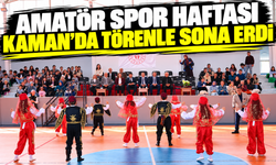 Amatör Spor Haftası Kaman’da törenle sona erdi
