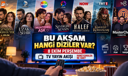 Bu Akşam Hangi Diziler Var? 8 Ekim Perşembe TV Yayın Akışı: Hangi Kanalda Ne Var?