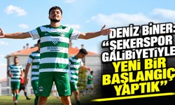 Deniz Biner: “Şekerspor galibiyetiyle yeni bir başlangıç yaptık”