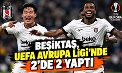 Beşiktaş, UEFA Avrupa Ligi'nde 2'de 2 yaptı