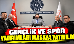 Gençlik ve spor yatırımları masaya yatırıldı