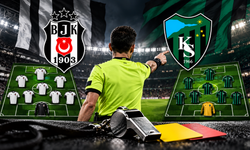 Beşiktaş-Kocaelispor Muhtemel 11'ler Belli Oldu mu? Maçın Hakemi Kim?