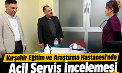 Kırşehir Hastanesinde Akşam Mesaisi: Acil Serviste İnceleme