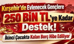 Kırşehir'de Evlenecek Olan Gençlere Müjde Peki Şartlar Ne!