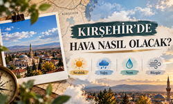 12 Ekim Pazartesi Günü Kırşehir'de Hava Durumu