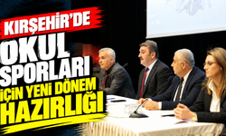 Kırşehir’de okul sporları için yeni dönem hazırlığı