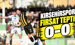 Kırşehirspor, fırsat tepti: 0-0