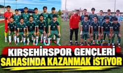 Kırşehirspor gençleri sahasında kazanmak istiyor