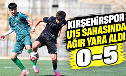 Kırşehirspor U15 sahasında ağır yara aldı: 0-5