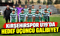 Kırşehirspor U19’da hedef üçüncü galibiyet