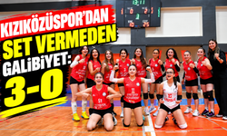 Kızıközüspor’dan set vermeden galibiyet: 3-0