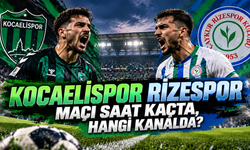 Kocaelispor Rizespor Maçı Saat Kaçta, Hangi Kanalda? Canlı Yayın Bilgileri