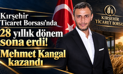 Kırşehir Ticaret Borsası’nda 28 yıllık dönem sona erdi! Mehmet Kangal kazandı