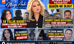 Müge Anlı'da Bugün Ne Oldu? 19 Ekim'de 19 Yıllık Hasret ve Kayıp Dosyalarında Yeni Gelişmeler!