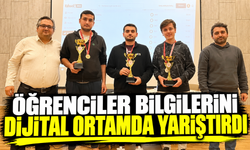 Öğrenciler bilgilerini dijital ortamda yarıştırdı