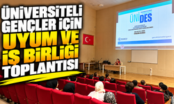 Üniversiteli gençler için uyum ve iş birliği toplantısı
