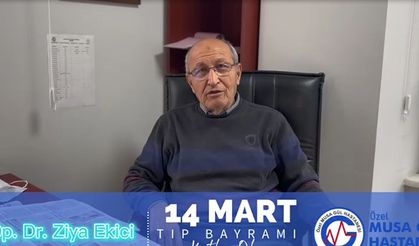 Musa Gül Hastanesi’nden 14 Mart Tıp Bayramı mesajı