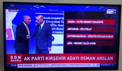 Cumhurbaşkanı Erdoğan, Kırşehir adayını resmen açıkladı