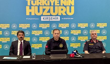 Kırşehir Emniyeti’nin başarısını, Bakan Yerlikaya Kırşehir’de açıkladı