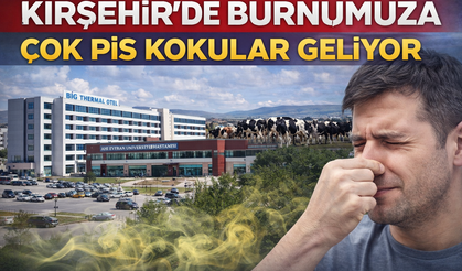 KIRŞEHİR’DE BURNUMUZA ÇOK PİS KOKULAR GELİYOR