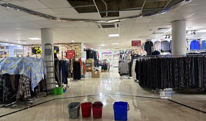 Kırşehir’de Yeraltı Çarşısı Esnafı Yağmura ‘Kovalarla’ Direniyor!