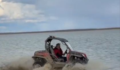 Seyfe Gölü'nde ATV ile Off-Road başını ağrıttı