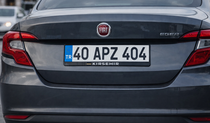 Kırşehir’de APP plaka kaldırma sürecine ilgi yok