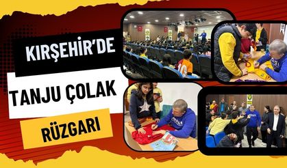 Kırşehir’de Tanju Çolak Rüzgârı