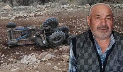 Kırşehir'de devrilen traktörün altında kalan sürücü hayatını kaybetti