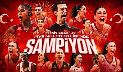 A Milli Kadın Voleybol Takımı, Milletler Ligi'nde şampiyon oldu