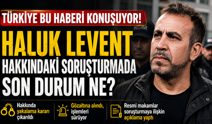 Türkiye Bu Haberi Konuşuyor! Haluk Levent Hakkındaki Soruşturmada Son Durum Ne?