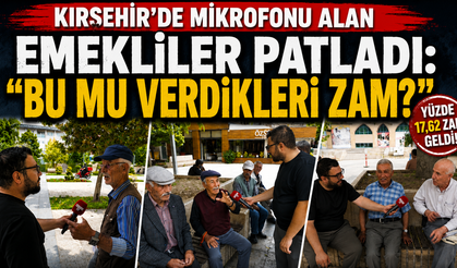 Kırşehir'de Mikrofonu Alan Emekliler Patladı: "Bu Mu Verdikleri Zam?"