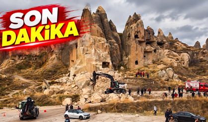 Kapadokya'da Peribacası Faciası! Kayaların Altında Kalan 2 Kişi Öldü