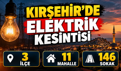 Kırşehir'de Elektrik Kesintisi Alarmı!