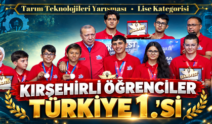 Kırşehirli Öğrenciler TEKNOFEST 2026’da Türkiye Birincisi Oldu!