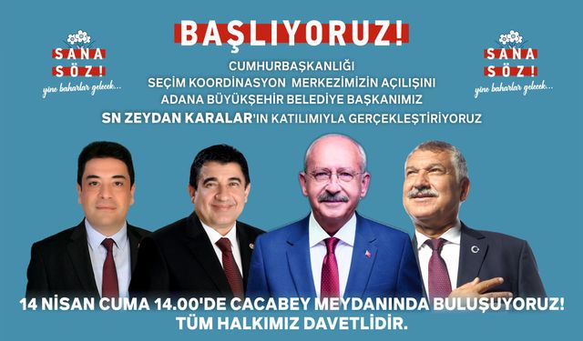 CHP SEÇİM KOORDİNASYON  MERKEZİ YARIN AÇILACAK