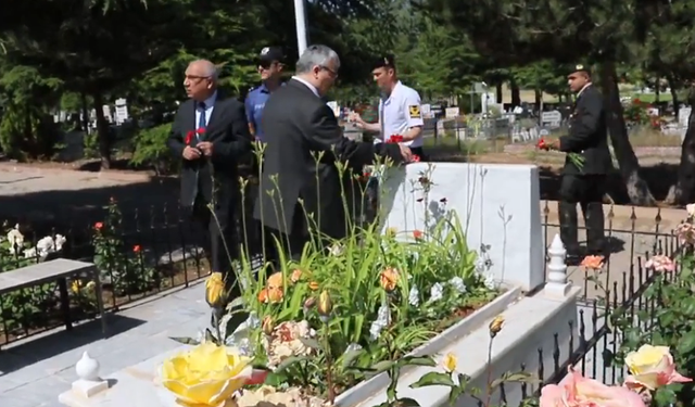 Kaman'da Şehitler Dualarla yadedildi