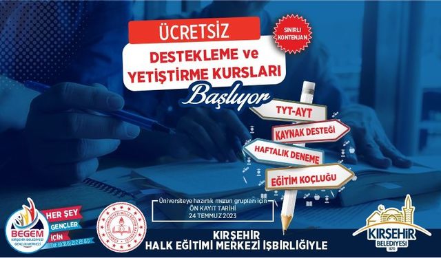 BEGEM’in destekleme ve  yetiştirme kursları başlıyor