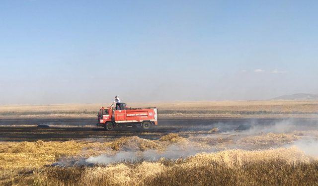 Boztepe’de 800 dekar alan kül oldu, bir kişi öldü