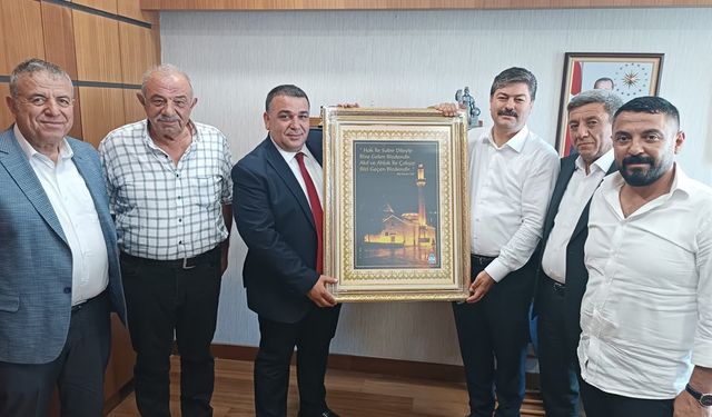 Kırşehir’deki Oda Başkanlarından Erkan’a hayırlı olsun ziyareti…